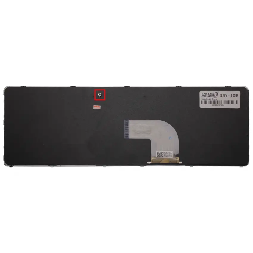 Sony Vaio SVE1511S9R, SVE1511T1E, SVE1511T1R Notebook Klavye (Siyah TR)