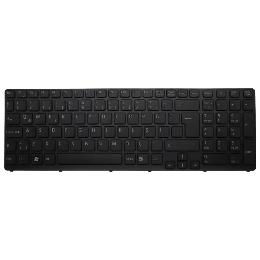 Sony Vaio V133946CS1,149088011USX SEGSQ 1D Notebook Klavye (Siyah TR)