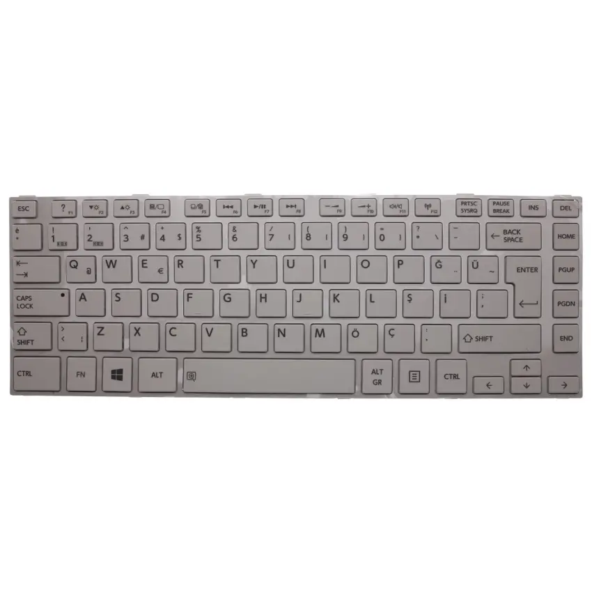 Toshiba 9Z.N7PSQ.401, 9Z.N7SSQ.001 Notebook Klavye (Beyaz TR)