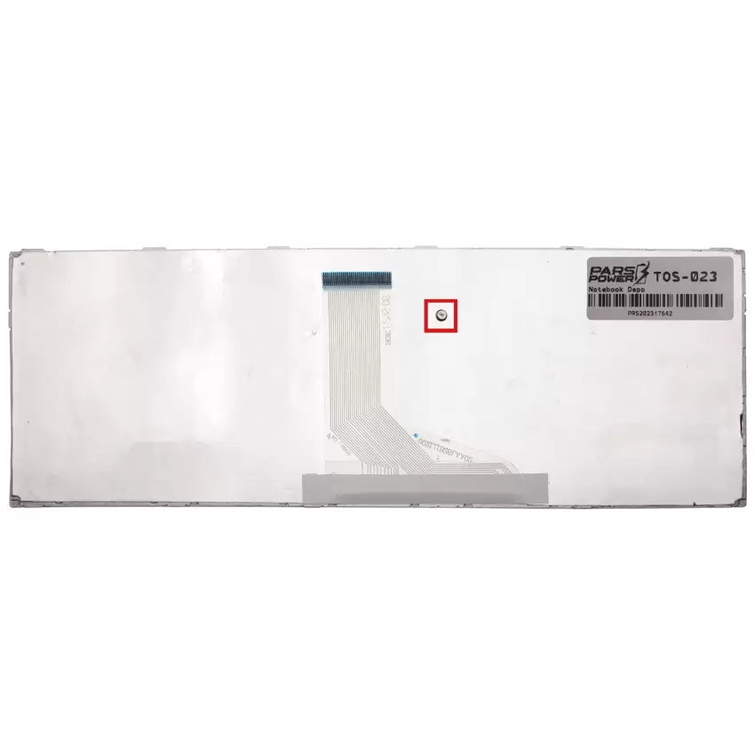 Toshiba Satellite C800, C805, C840, C845, L800, L805, L830, L840 Serisi Notebook Klavye (Beyaz TR)