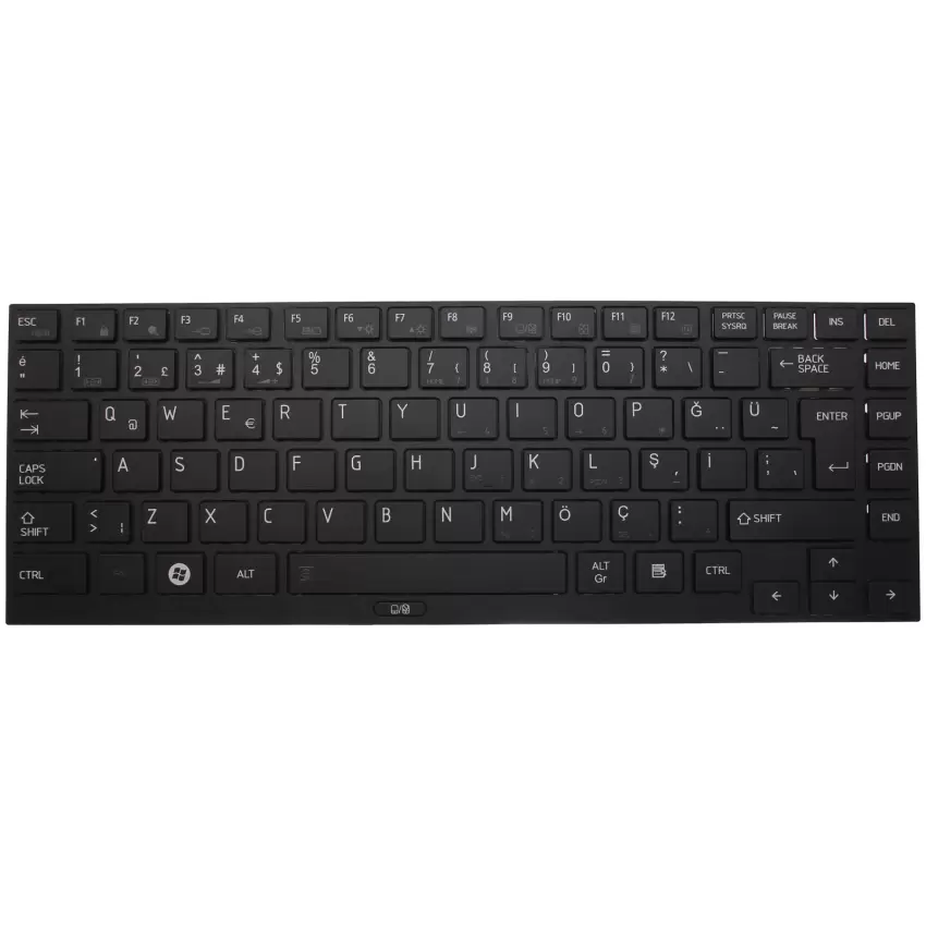 Toshiba Satellite R630, R700, R730, R830, R835,  R930, R935 Serisi Notebook Klavye (Siyah TR)