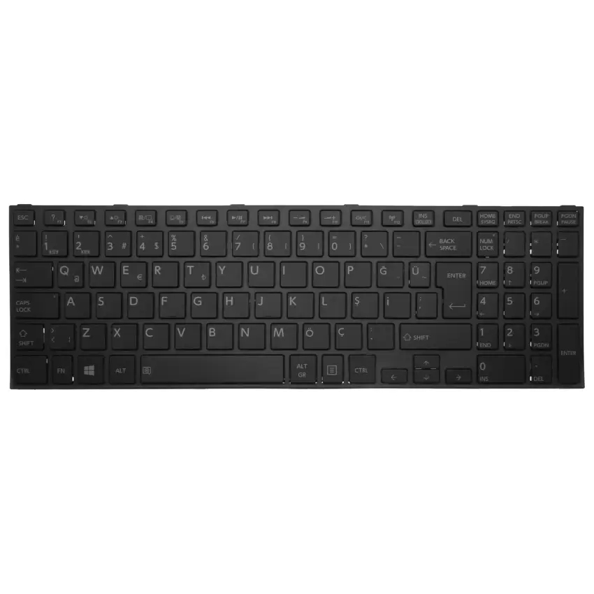 Toshiba Satellite C50-B-10AT Notebook Klavye (Siyah TR)