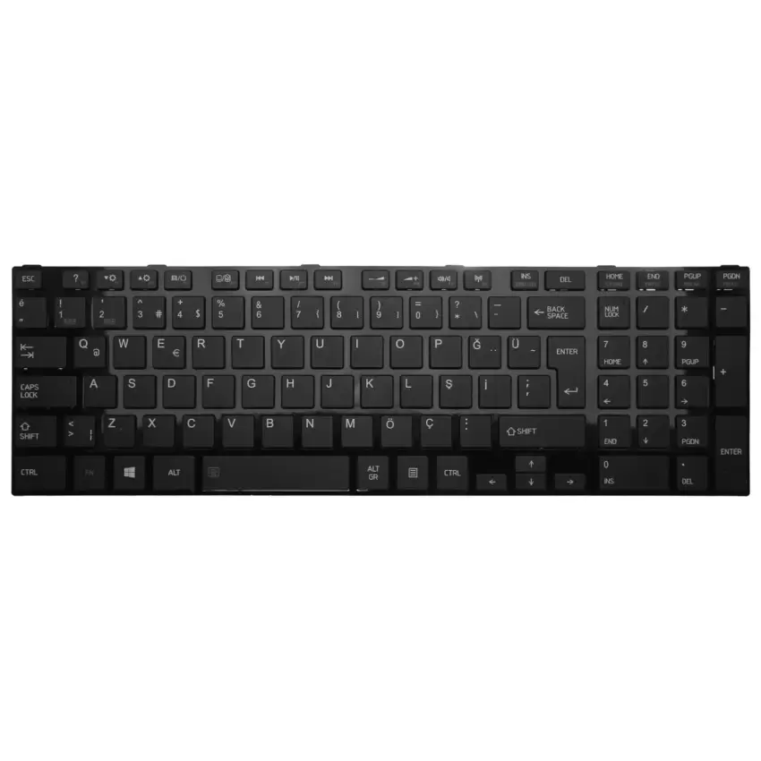 Toshiba Satellite U50-A-L4M, U50D-A-L5M Klavye (Siyah TR)