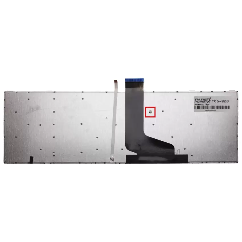 Toshiba Satellite C850, C855, C870, L850, L855, L870 Serisi Uyumlu Notebook Klavye Işıklı (Siyah TR)