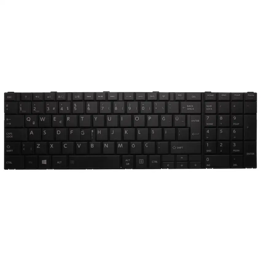 Toshiba Satellite U50T-A Klavye (Siyah TR)