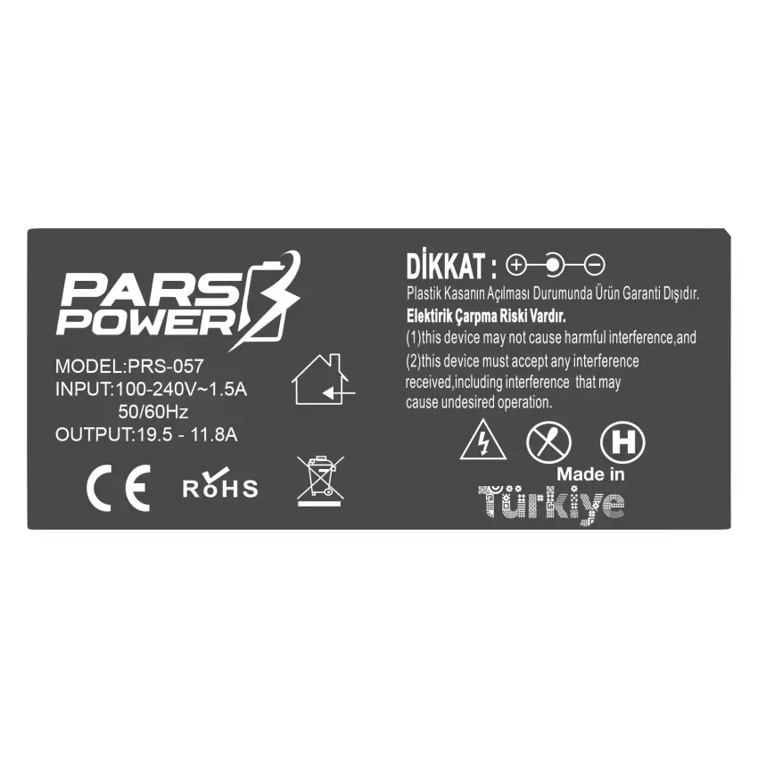 Casper Excalibur G911.1180-DF60X-C Adaptör Şarj Aleti-Cihazı (Pars Power)