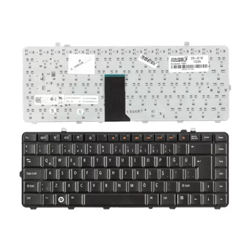 Dell C569K, G374K, HW171, KR766 Notebook Klavye (Siyah TR)