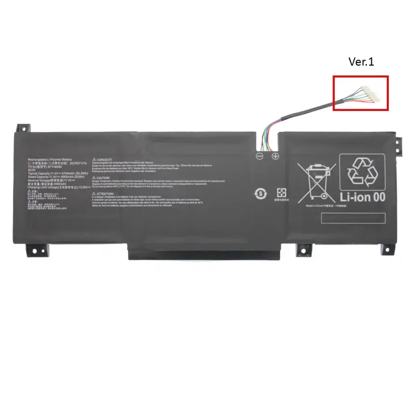 MSI Katana GF76 11UG-254XTR Batarya - Pil