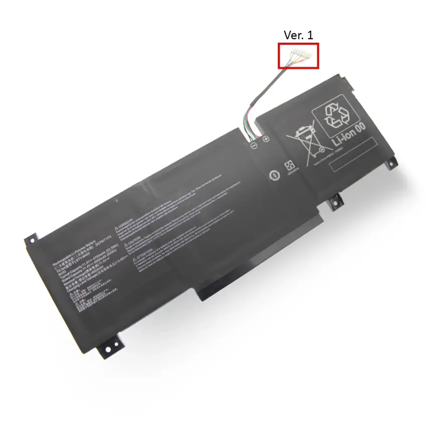 MSI Stealth 15 A13VF-025 Batarya - Pil