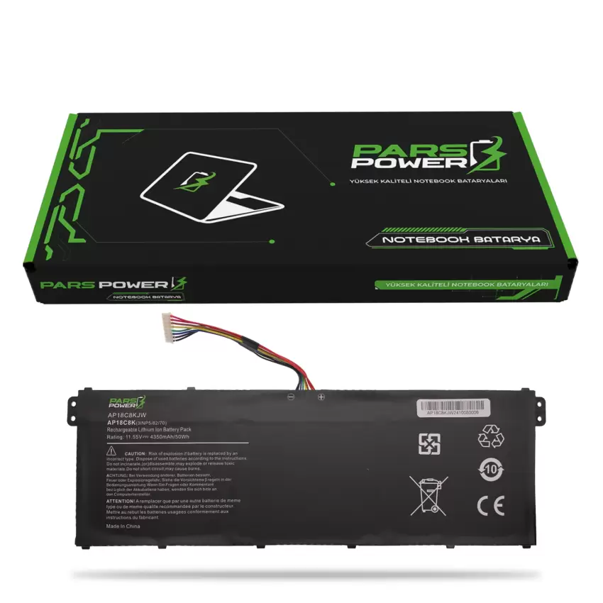 Acer AP18C8KJW Batarya - Pil (Pars Power)