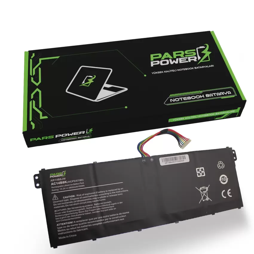 Acer Swift 3 Sf314-56-37Wm, Sf314-56-37Wu Batarya - Pil (Pars Power)