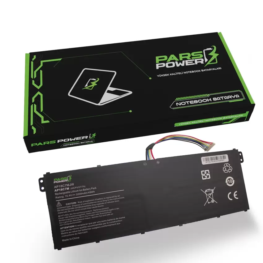 Acer AP18C7K, AP18C7M Batarya - Pil (Pars Power)