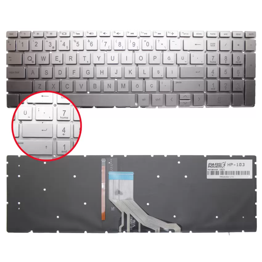 Notebook Klavye HP-103