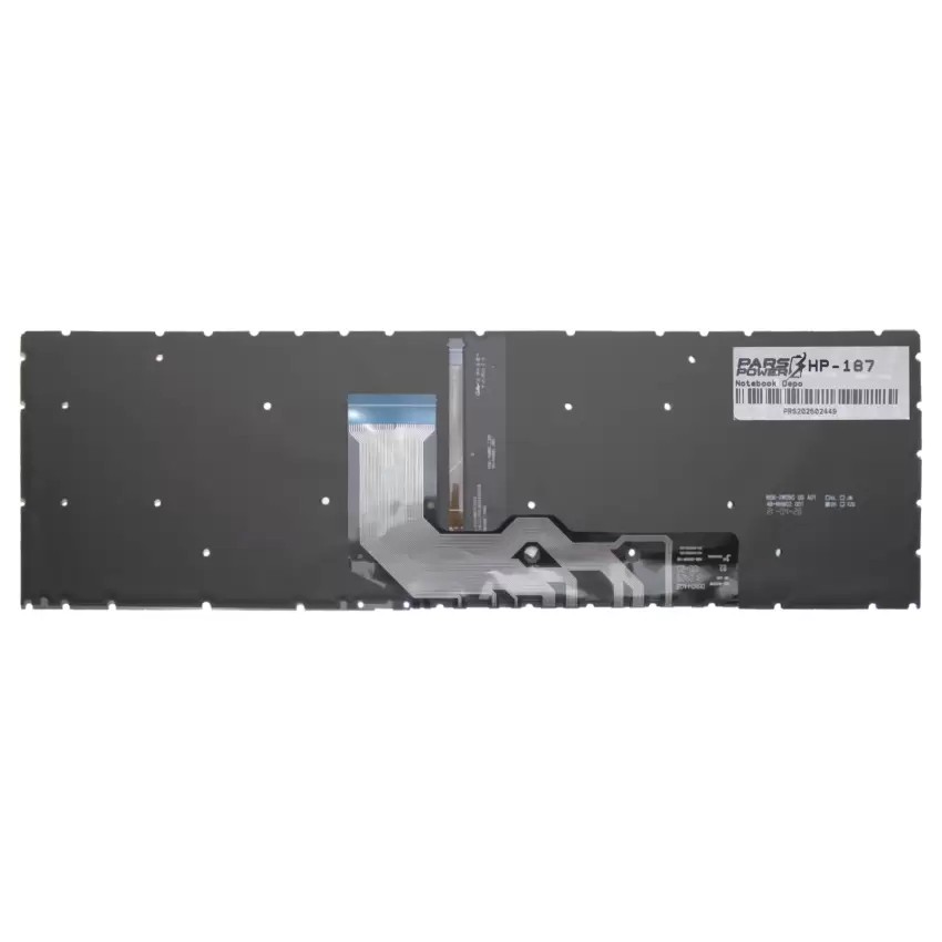 HP ENVY PK132UR1A00, 9Z.NHBBC.10E Klavye Işıklı (Gümüş TR)