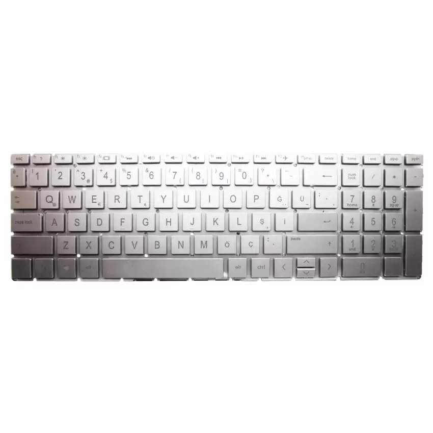 Hp 15-DA, 15-DA1113NT Notebook Klavye Işıklı (Gümüş TR)