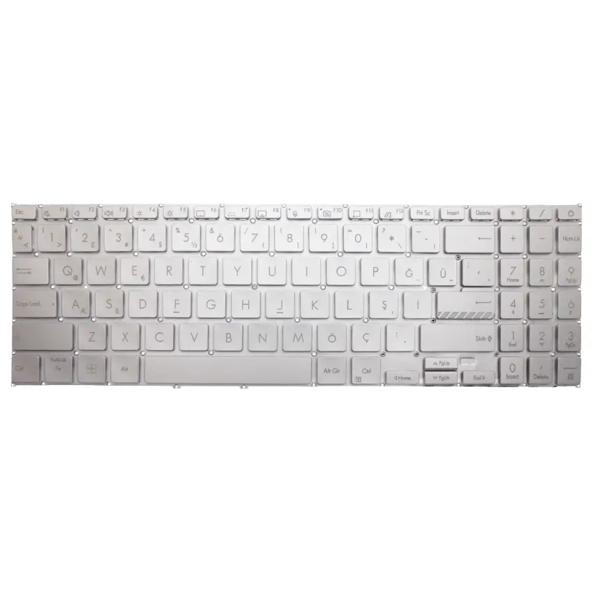 Asus Vivobook Go 15 E1504FA-NJ738 Klavye (Gümüş TR)