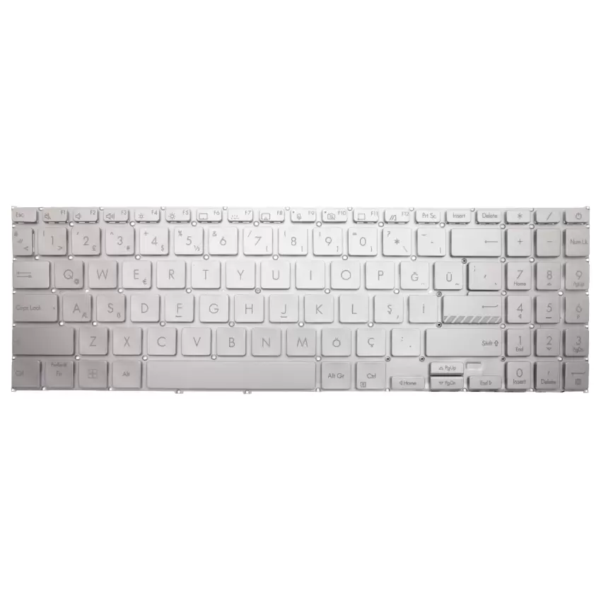 Asus Vivobook Go 15 E1504GA-NJ340 Klavye (Gümüş TR)
