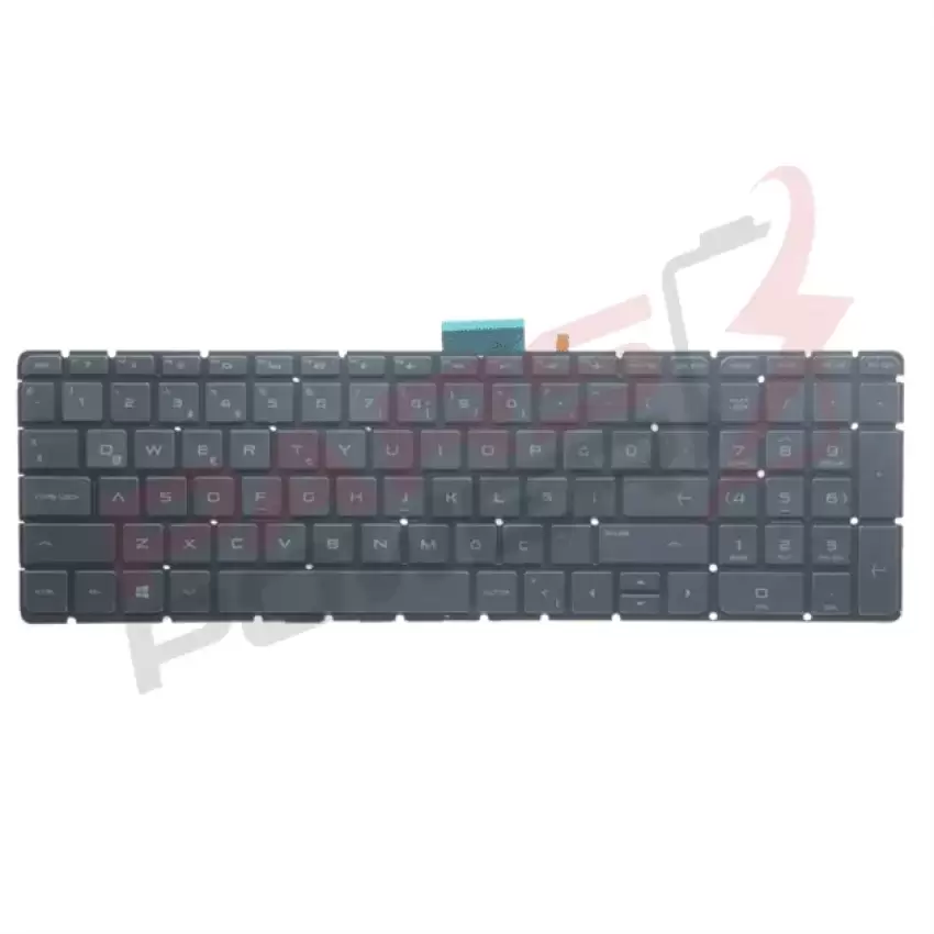 HP ENVY 15-ae Serisi Klavye Işıklı (Siyah TR)