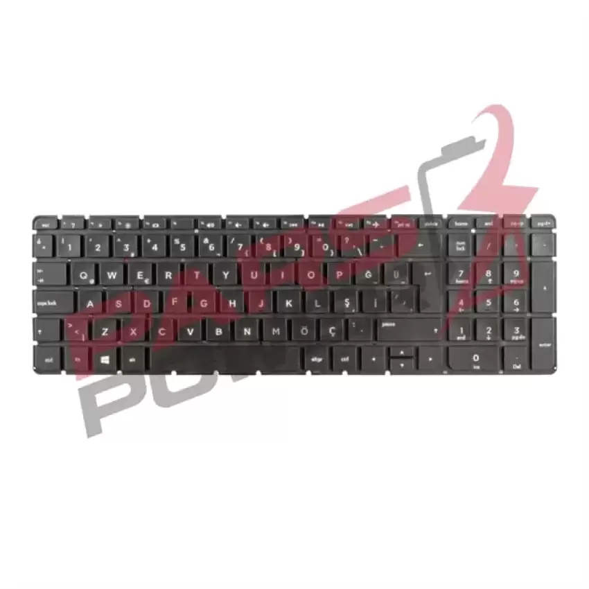 HP ENVY 15-ae101nt (N7L03EA) Klavye (Siyah TR)