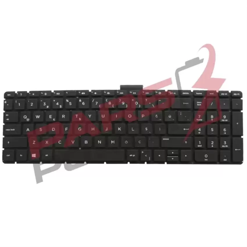 HP ENVY 15-ae Serisi Klavye (Siyah TR)