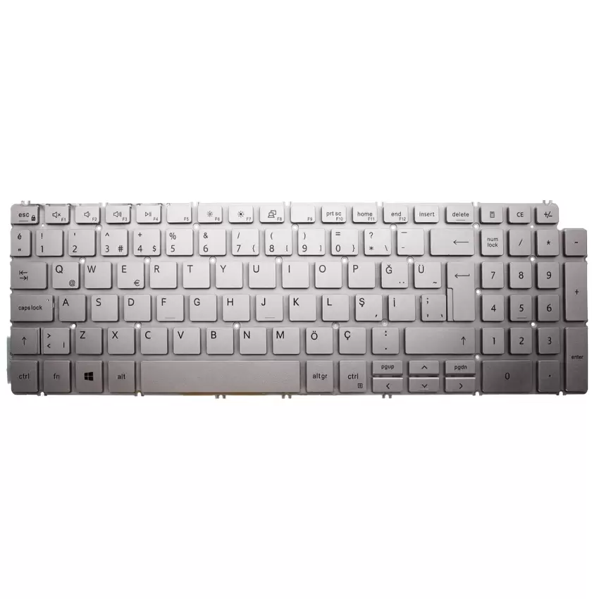 Dell inspiron G15 5511 Serisi Klavye (Gümüş TR)