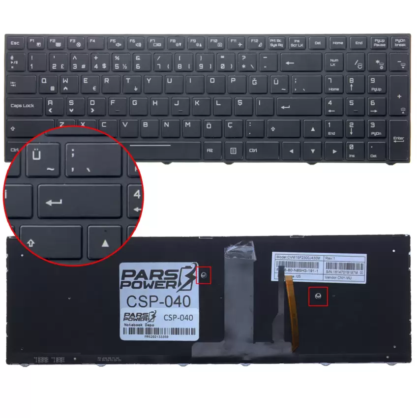 Monster Abra A5 V9.3.1 Klavye Işıklı (Siyah TR)