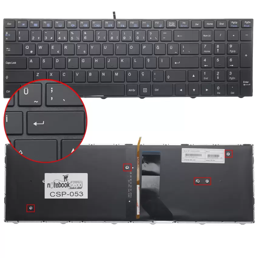 Monster Abra A5 V9.3.1 Klavye Işıklı (Siyah TR)