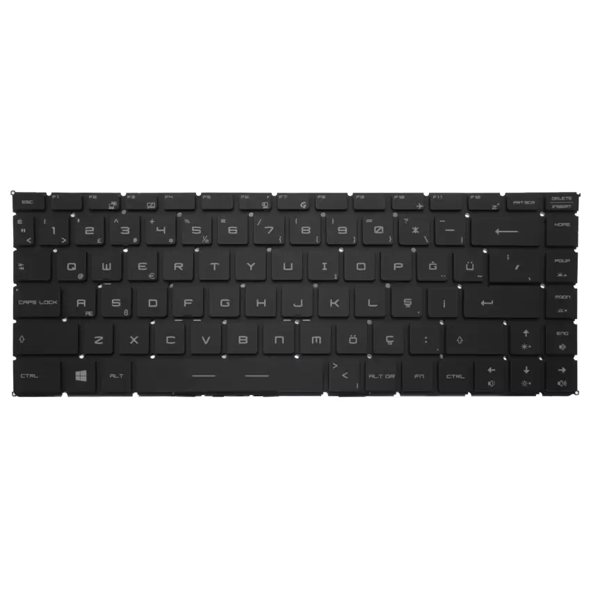 Msi NSK-FDABN Klavye Işıklı (Siyah TR)