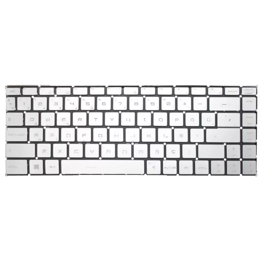 Msi 9Z.NEVBN.A0T Klavye Işıklı (Gümüş TR)