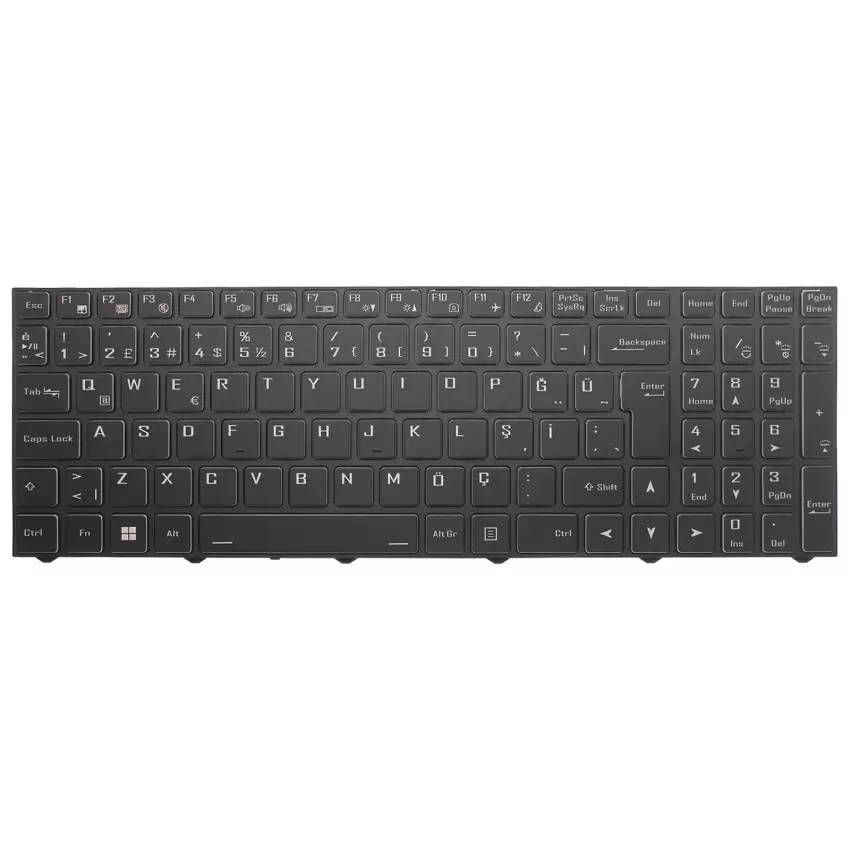 Gigabyte G5 MF-E2EE333SD Notebook Klavye Işıklı (Siyah TR)