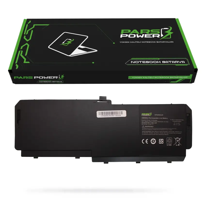 Hp ZBook 17 G5, G6 Serisi AM06XL Batarya - Pil (Pars Power)