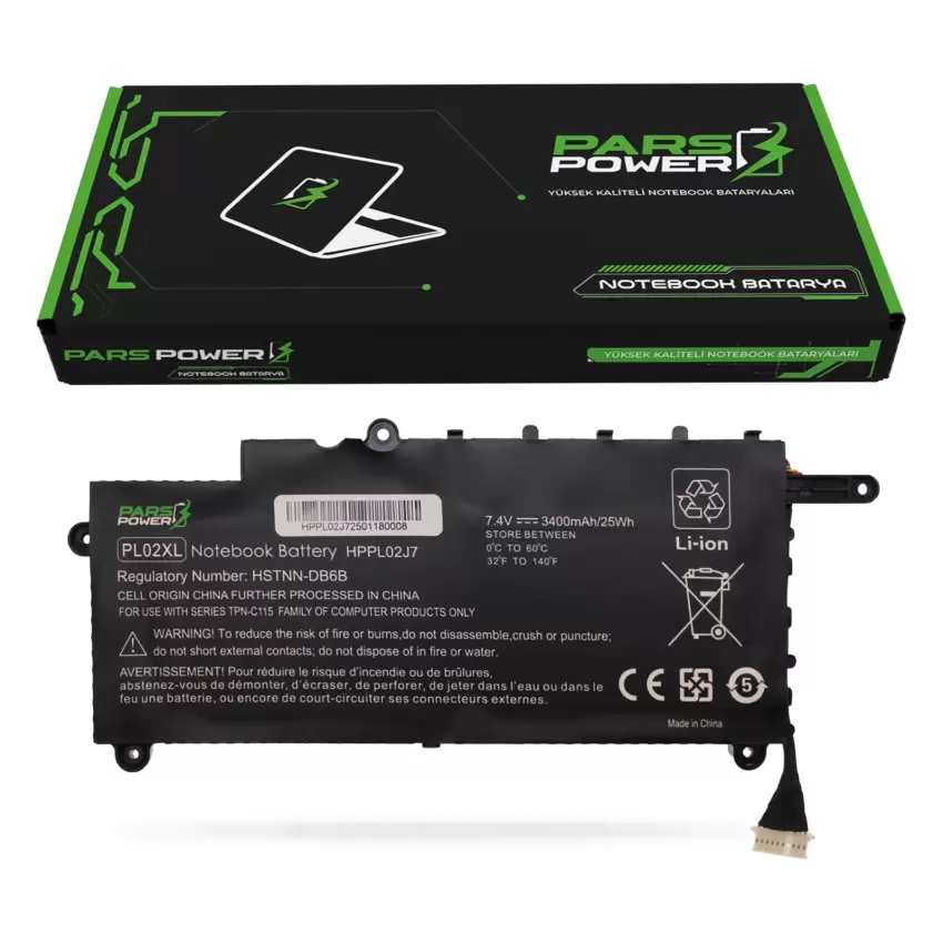 Hp Pavilion HSTNN-DB6O 778813-221 Notebook Batarya - Pil (Pars Power)