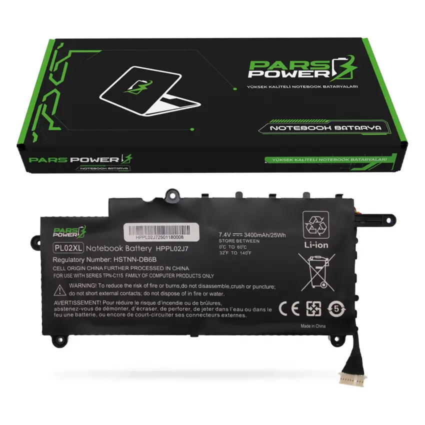 HP Pavilion 11-n001st x360 (G6P78EA) Notebook Batarya - Pil (Pars Power)