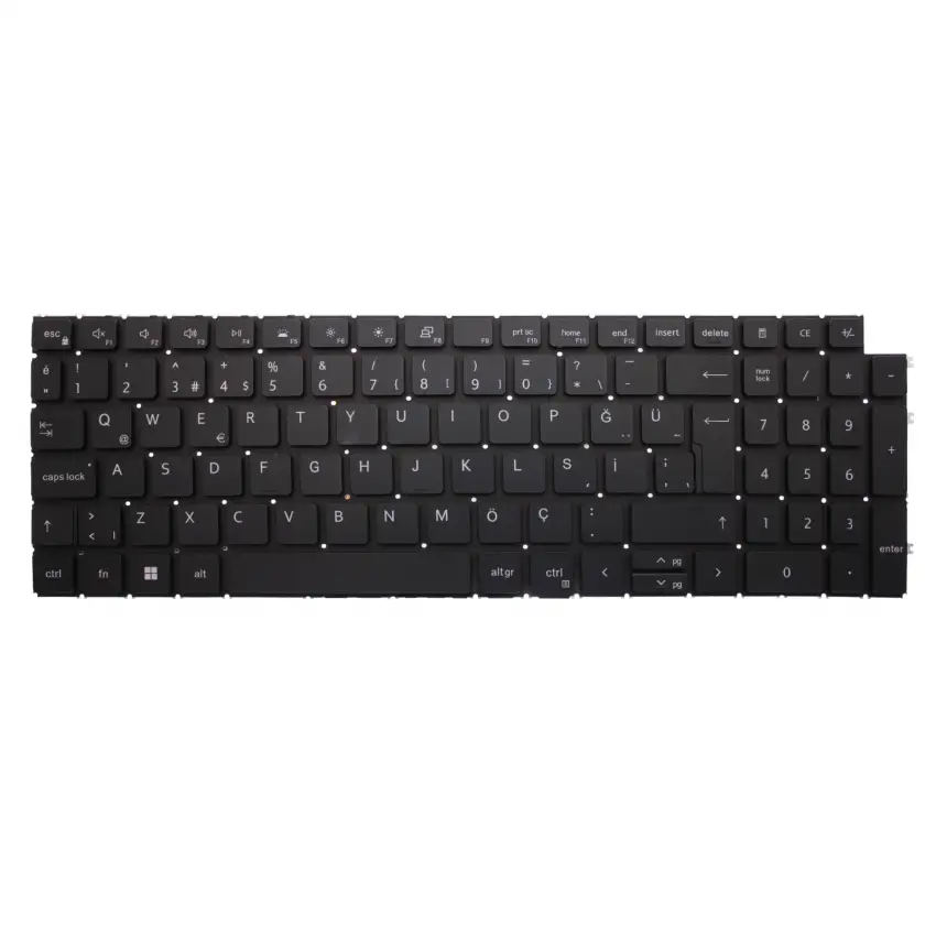 Dell Latitude 3520 P108F Klavye Işıklı (Siyah TR)