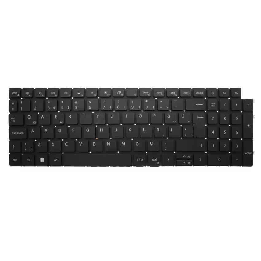 Dell inspiron 15 3511 F35OBF821N Klavye Işıklı (Siyah TR)