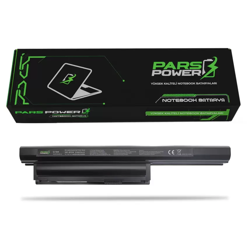 Sony Vaio PCG-61714M, PCG-61813L Notebook Batarya - Pil (Pars Power)