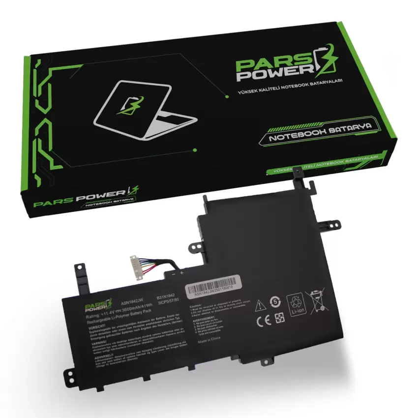 Asus VivoBook B31N1842 Batarya - Pil (Pars Power)
