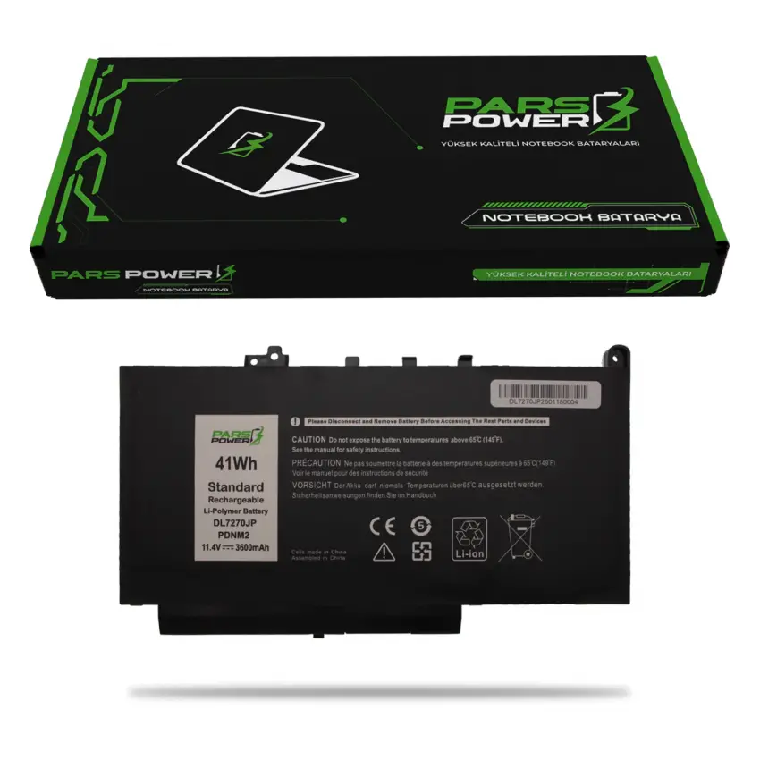 Dell Latitude 0PDNM2, OPDNM2 Batarya - Pil (Pars Power)