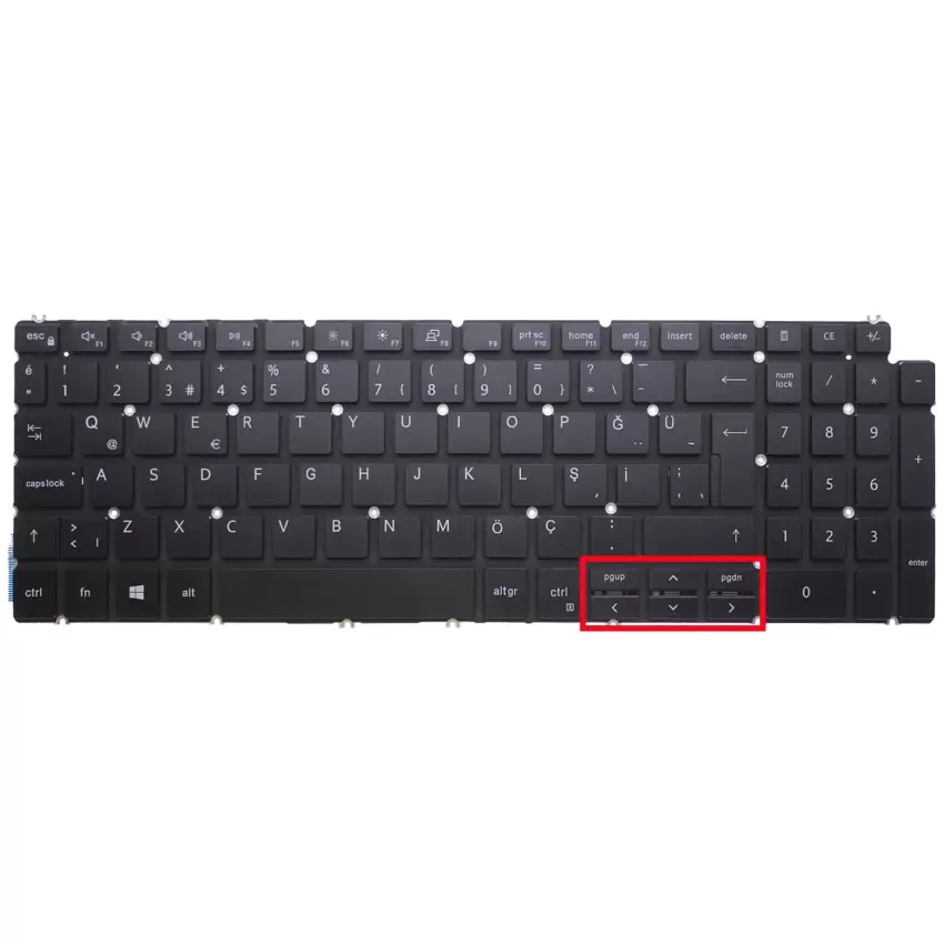 Dell Latitude 3510 P101F, P101F002 Klavye (Siyah TR)