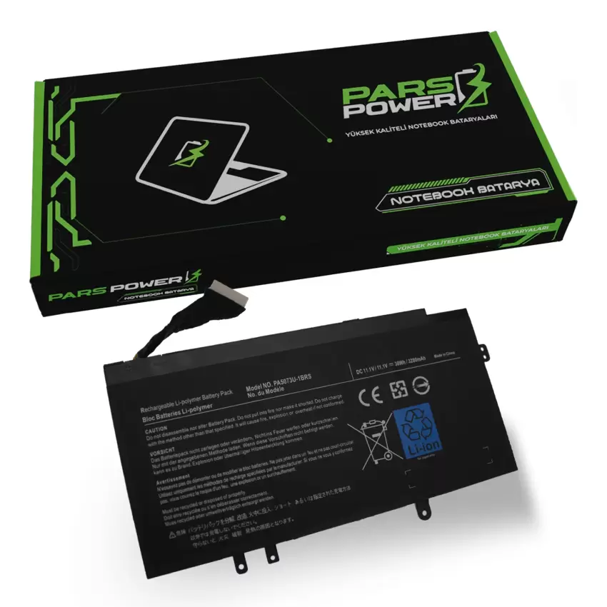 Toshiba Ultrabook U920T-102, U920T-10R Batarya - Pil (Pars Power)