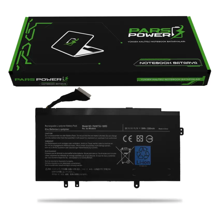 Toshiba Ultrabook U920T-102, U920T-10R Batarya - Pil (Pars Power)