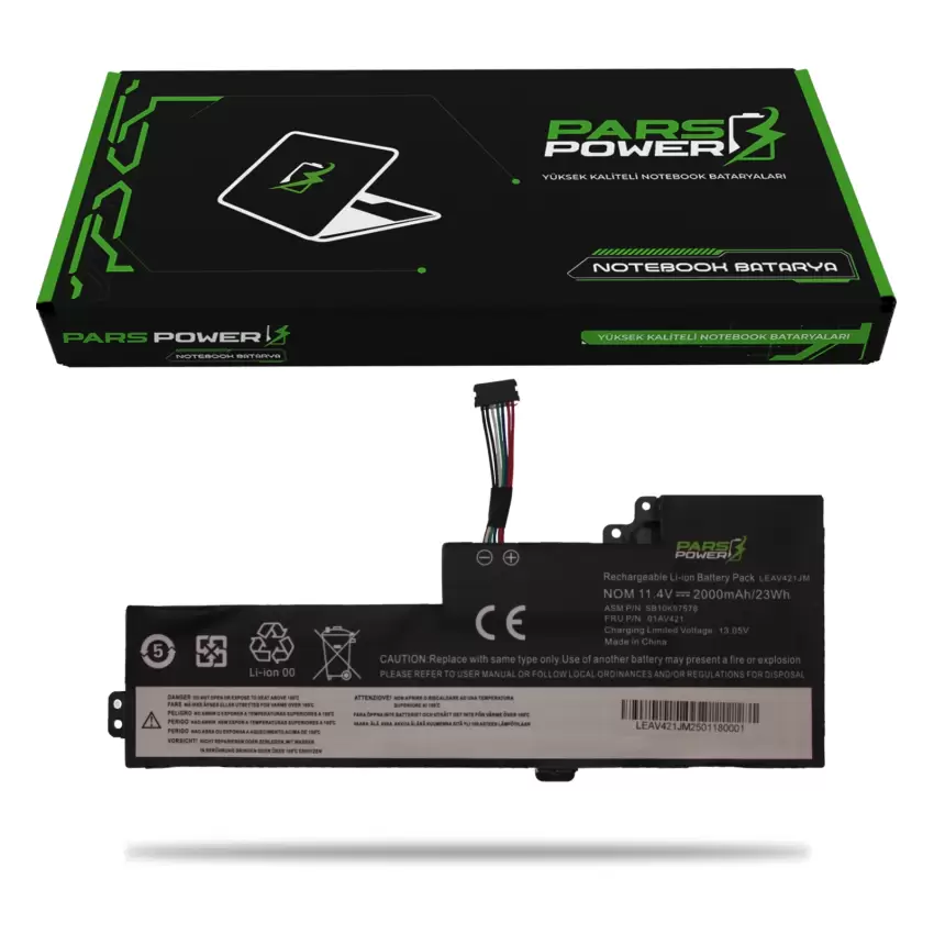 Lenovo Thinkpad T480 20L6SC4K00 Batarya - Pil (Pars Power)