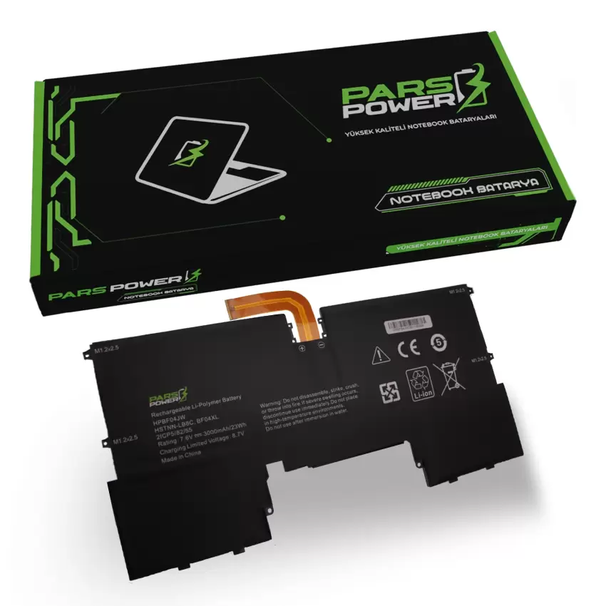 HP Spectre TPN-C132, ICP2/83/127, ICP5/58/87 Batarya - Pil (Pars Power)