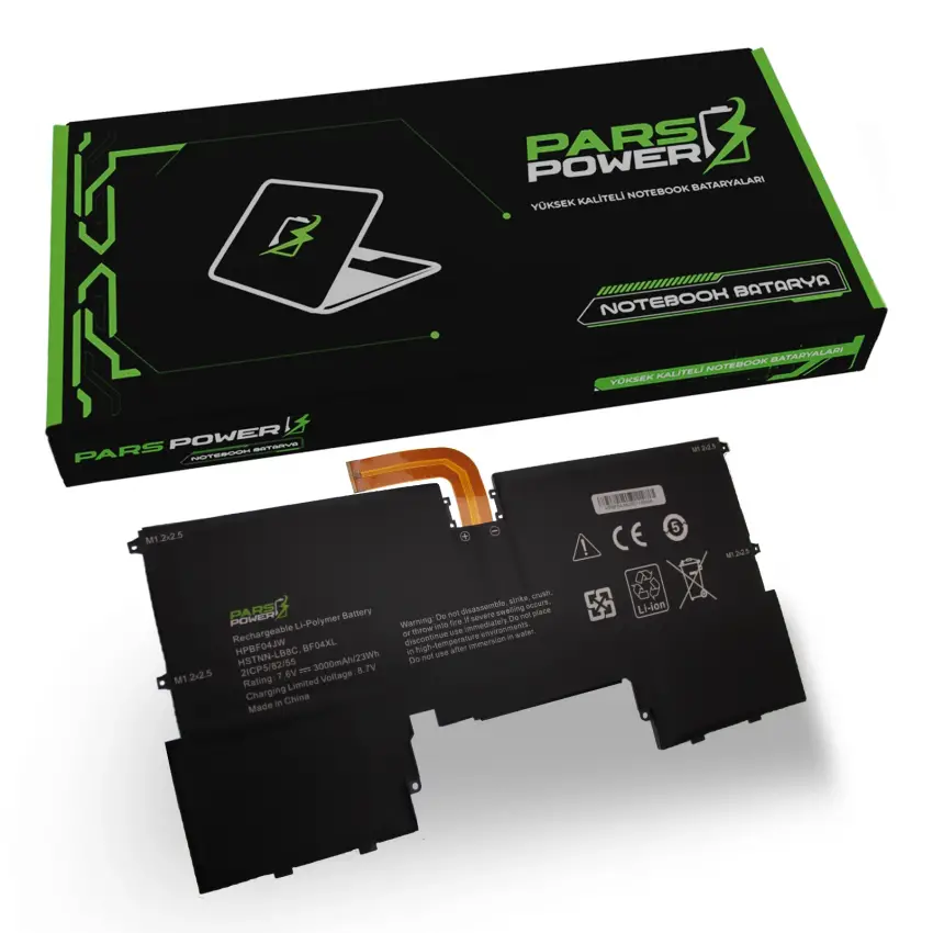 HP Spectre x360 13-af, 13-v Serisi BF04XL Batarya - Pil (Pars Power)