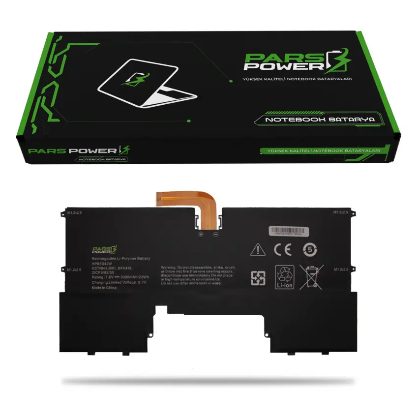 HP Spectre x360 13-af, 13-v Serisi BF04XL Batarya - Pil (Pars Power)