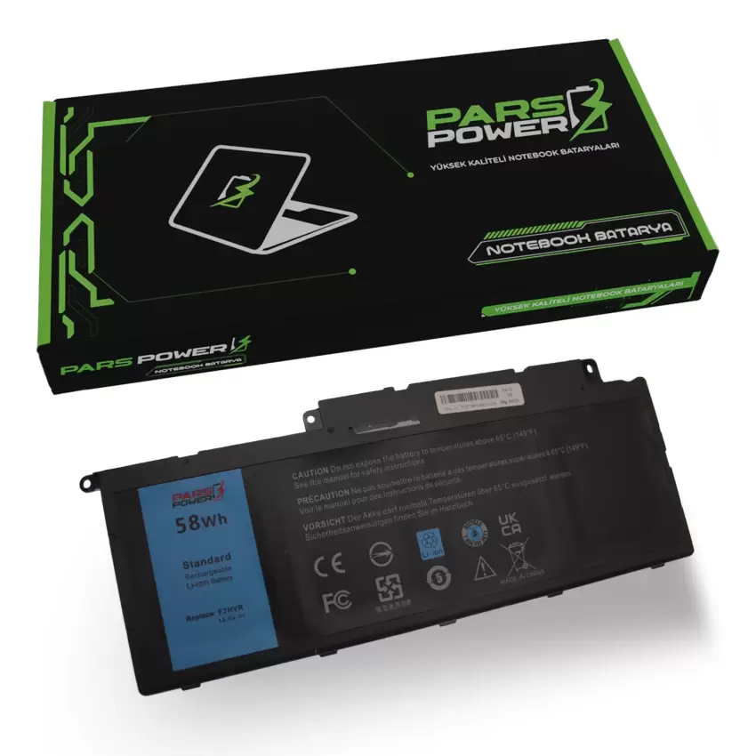 Dell Inspiron 15 7000 Serisi Batarya - Pil (Pars Power)