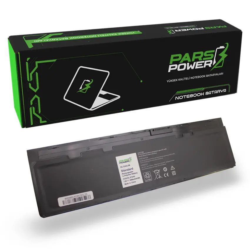 Dell Latitude E7250-9990 Batarya - Pil (Pars Power)