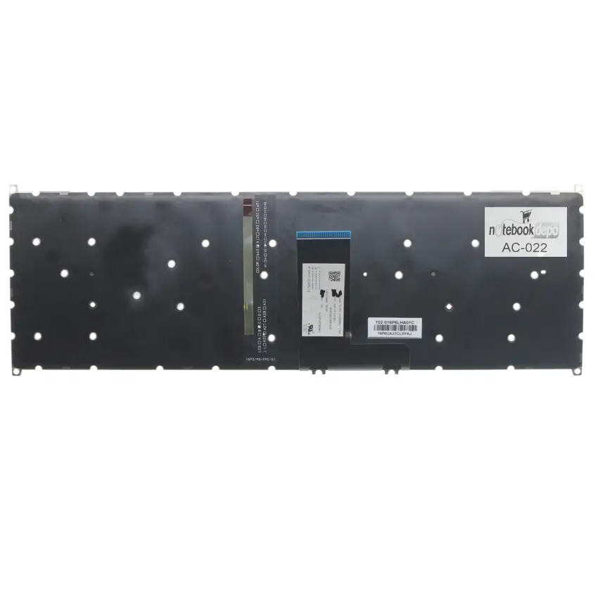 Acer Aspire 1 A115-21, A115-31 Klavye Işıklı (Siyah TR)