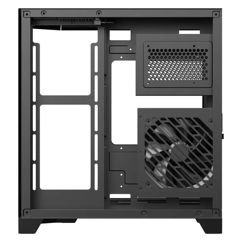 Gameagle Edge Compact 3 Argb Fanlı Oyuncu Pc Kasası 750W 80+ Plus Bronz Powerlı (Siyah)