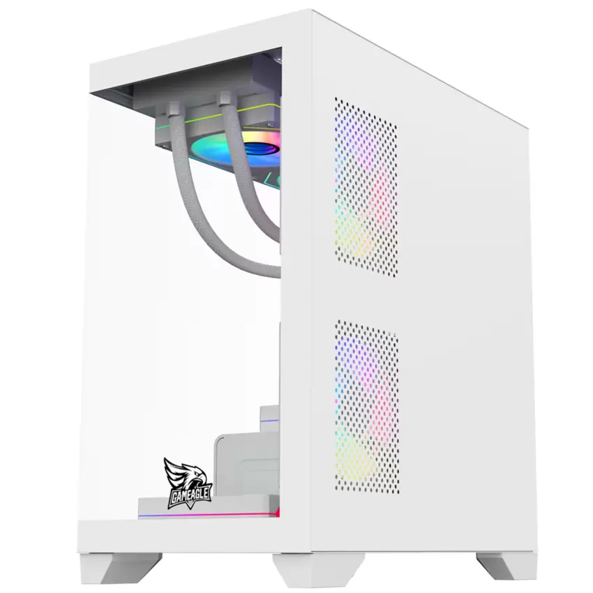 Gameagle Tornado 5 Argb Fanlı Oyuncu Pc Kasası (Beyaz)